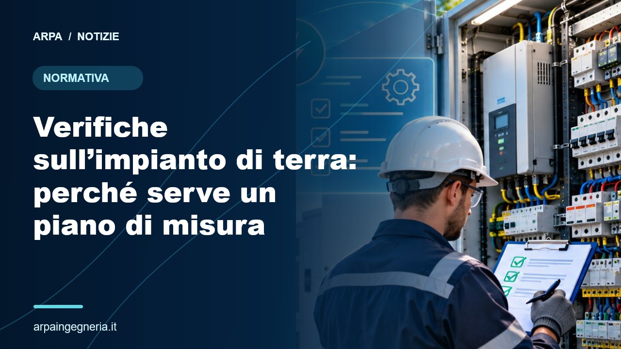 Illustrazione ARPA: Verifiche sull’impianto di terra: perché serve un piano di misura
